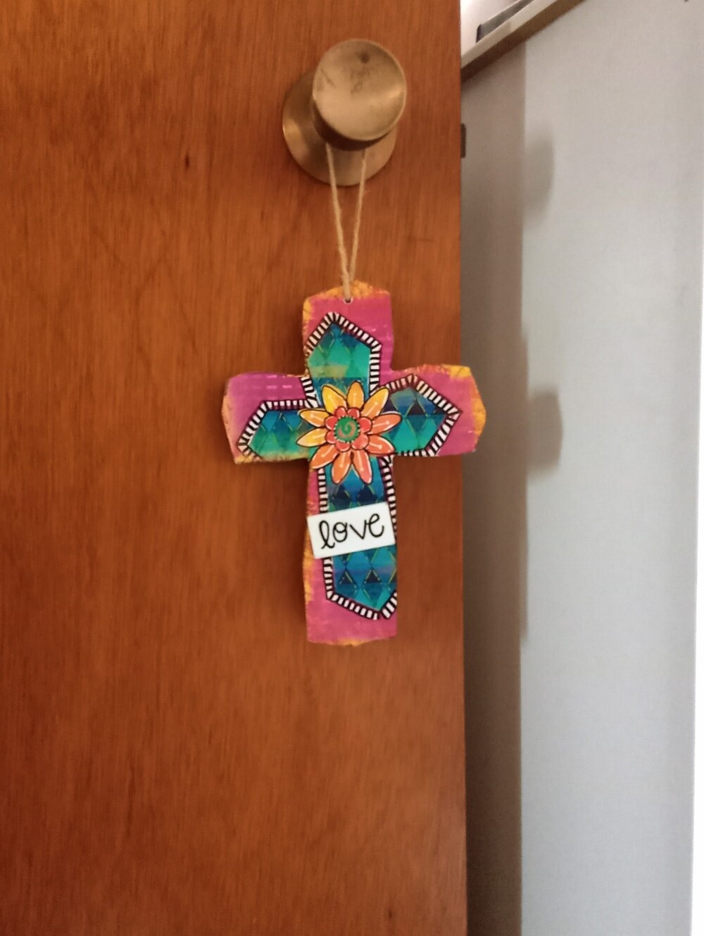 Colorful Decorative Hanging Cross